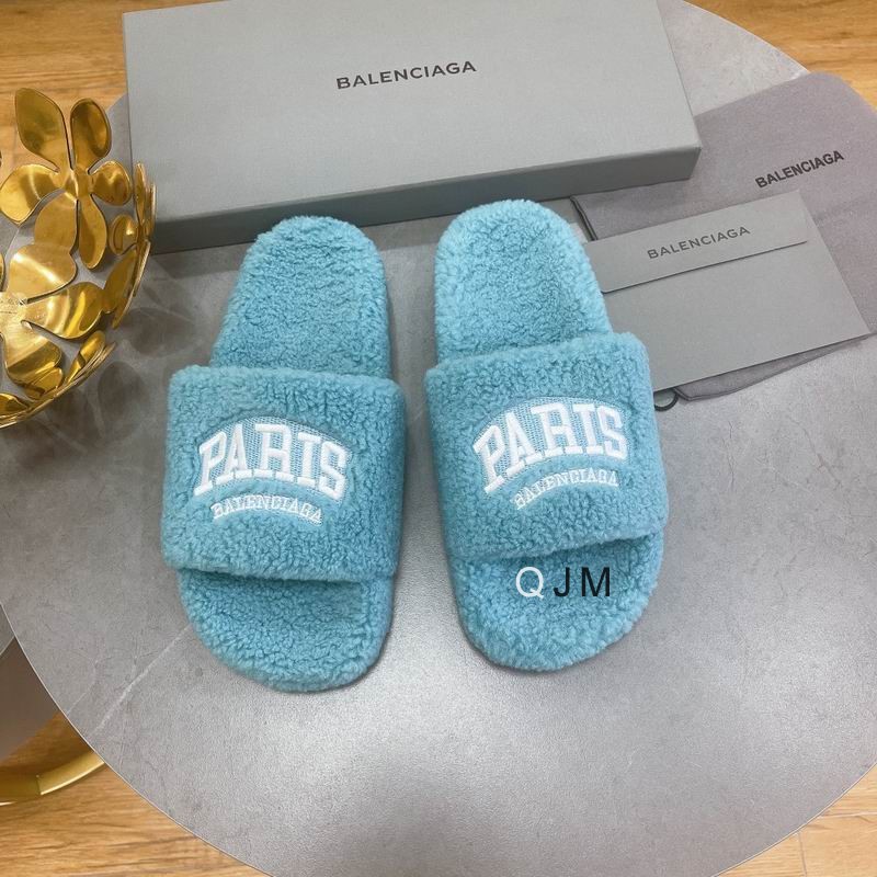 Balenciaga 2025 bedroom slippers Blue