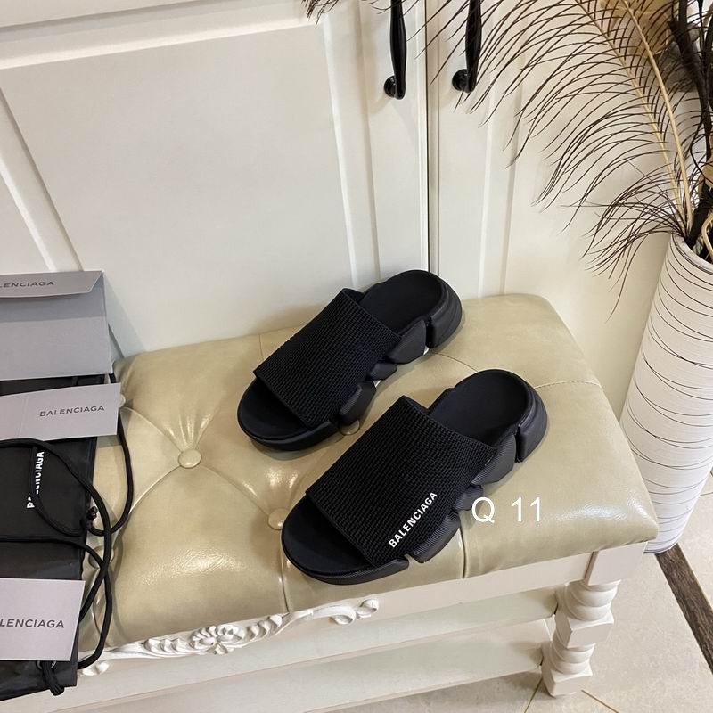 Balenciaga Speed 2.0 Slides 'Black'