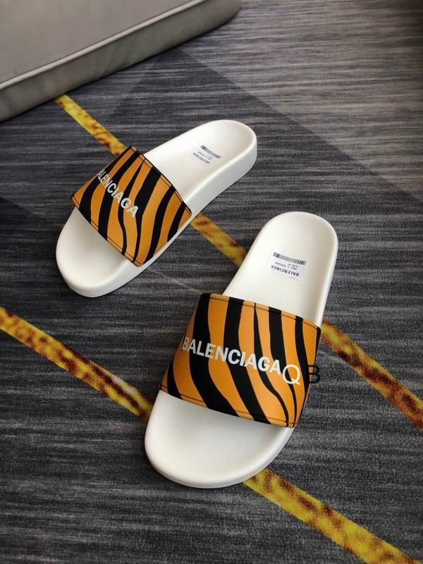 Balenciaga Pool Slide Fluo leopard print