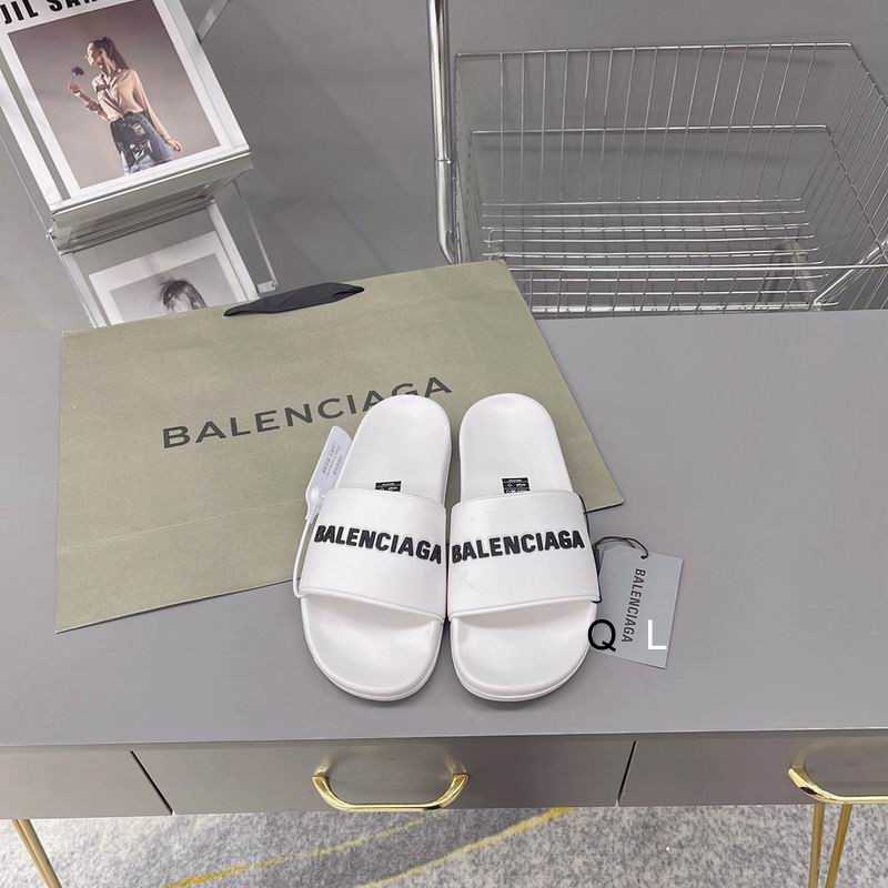 Balenciaga Political Campaign Logo Slides White