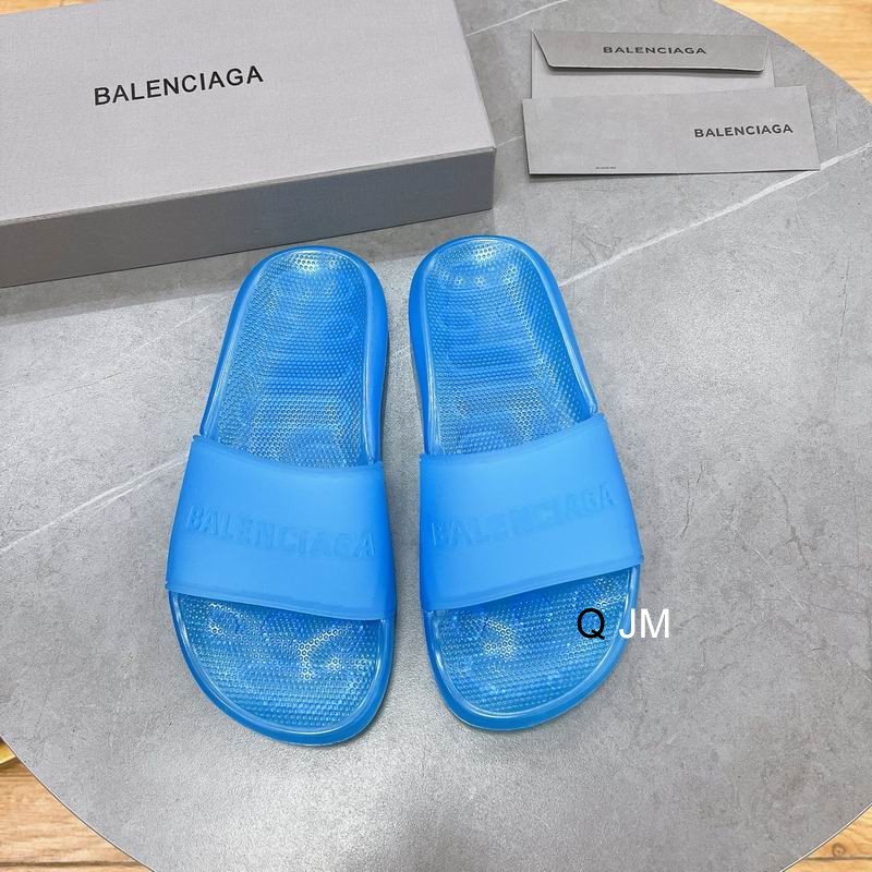 Balenciaga Pool Slides Blue