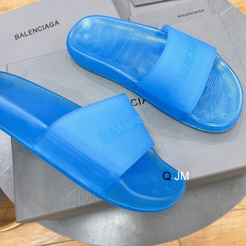 Balenciaga Pool Slides Blue