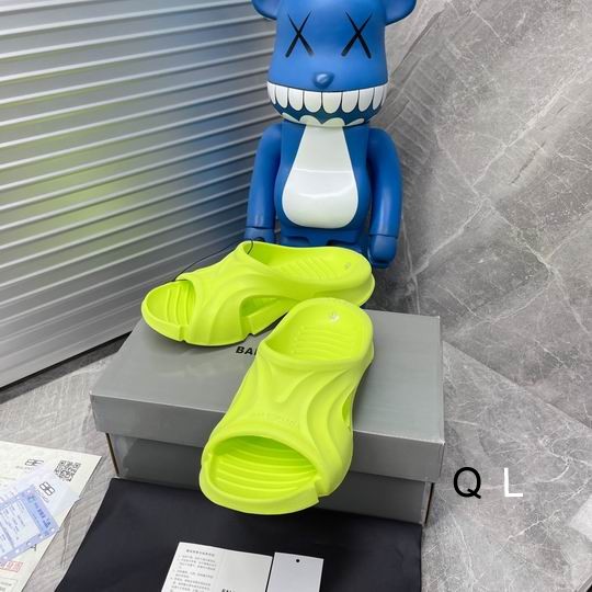 Balenciaga Mold Slide Sandal Yellow