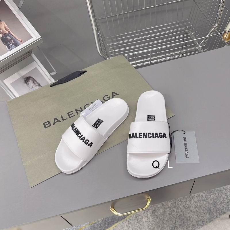 Balenciaga Political Campaign Logo Slides White