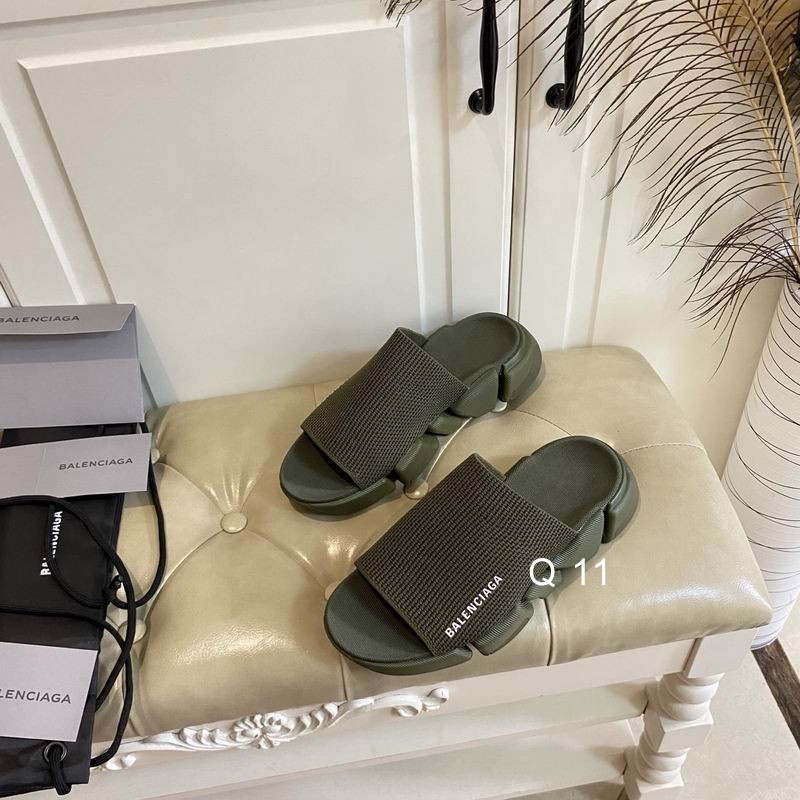 Balenciaga Speed 2.0 Slides 'Olive drab'