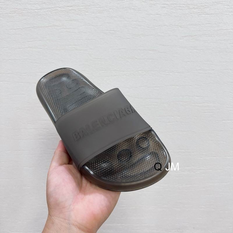 Balenciaga Pool Slides Black