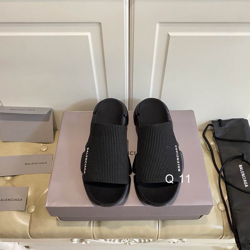 Balenciaga Speed 2.0 Slides 'Black'