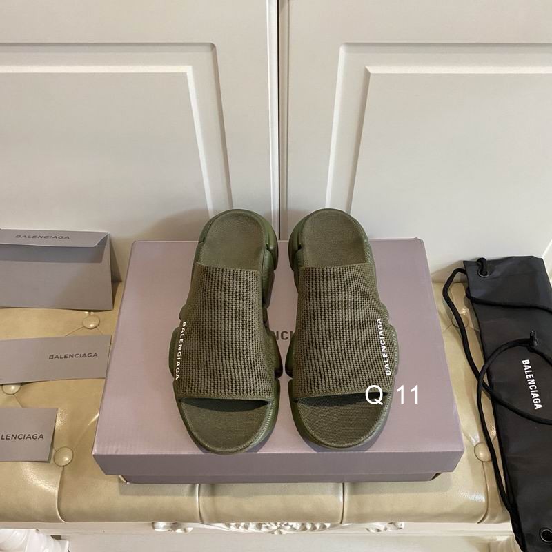 Balenciaga Speed 2.0 Slides 'Olive drab'