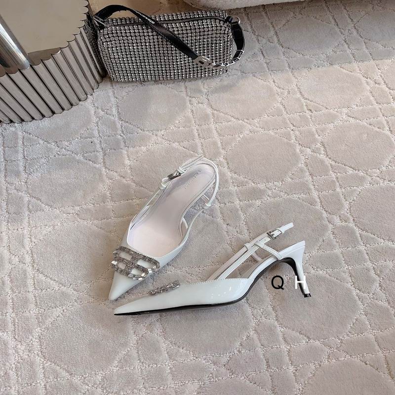 Balenciaga Monaco 50mm Pumps All White
