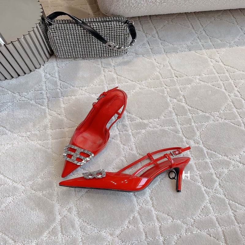 Balenciaga Monaco 50mm Pumps All Red