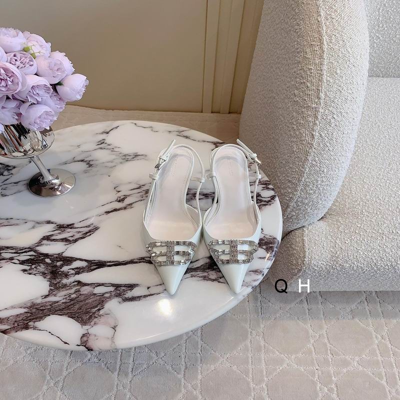Balenciaga Monaco 50mm Pumps All White