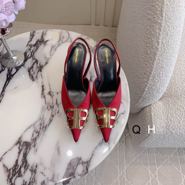 Balenciaga Monaco 50mm Pumps Red