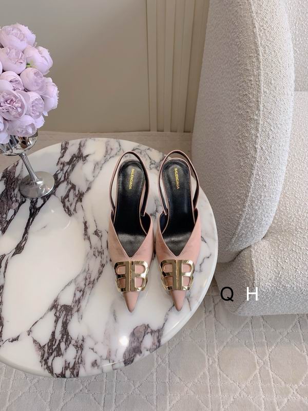 Balenciaga Monaco 50mm Pumps light pink