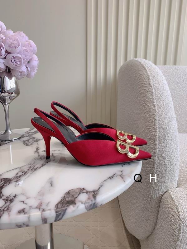 Balenciaga Monaco 50mm Pumps Red