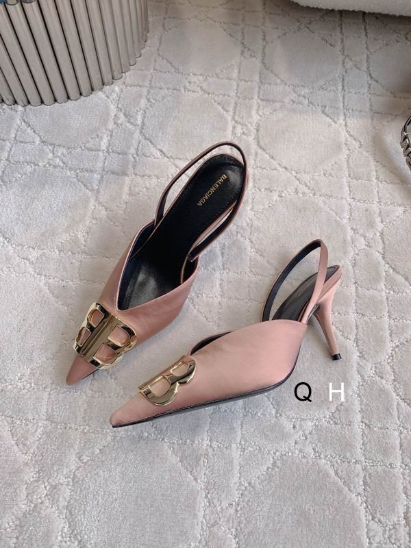 Balenciaga Monaco 50mm Pumps light pink