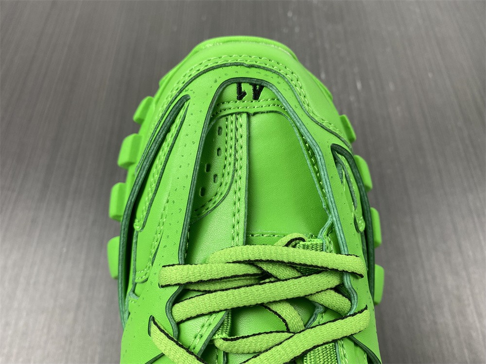 Balenciaga Track.2 Clear Sole Fluo Green