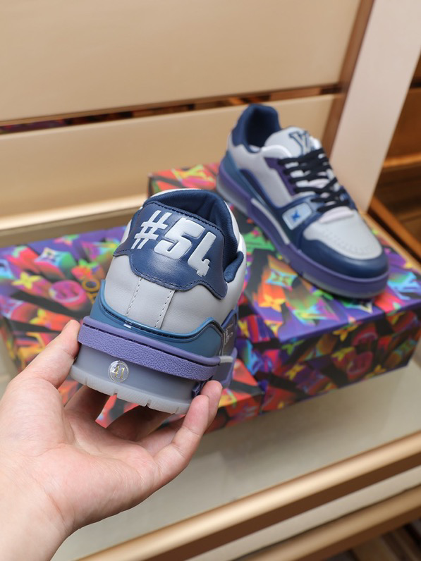 Louis Vuitton LV Trainer Marine Grey