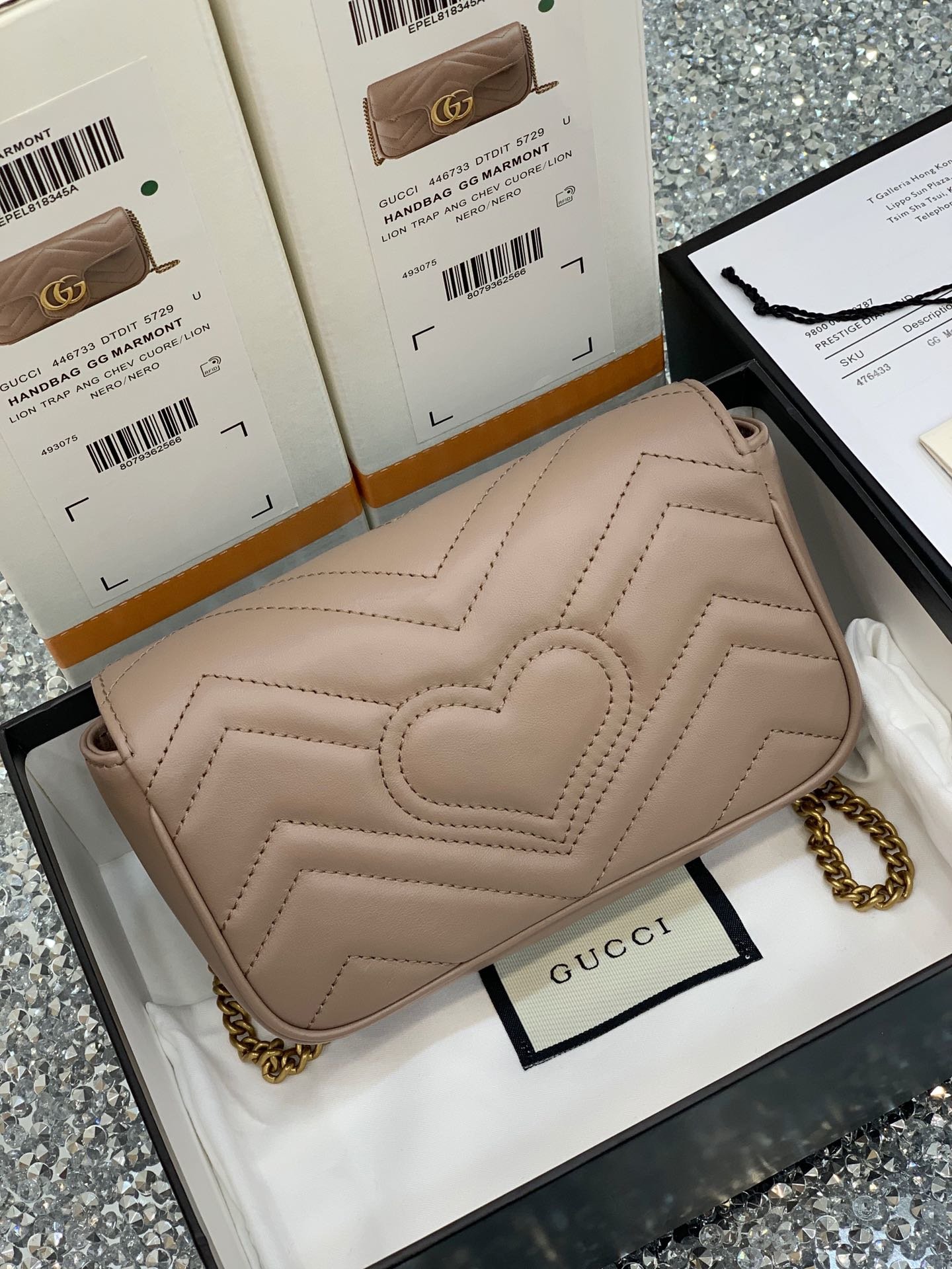 GUCCI Marmont Mini 476433 16.5*10*5cm