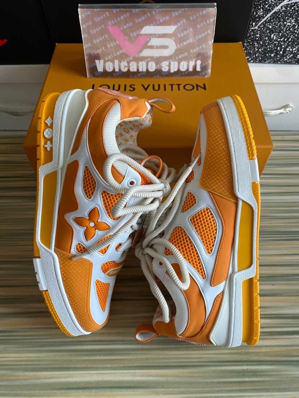 LV Skate Sneaker Yellow White