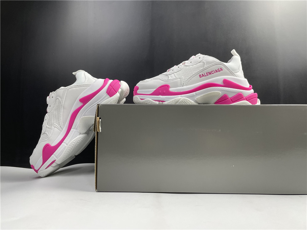 Balenciaga Triple S Pink And White
