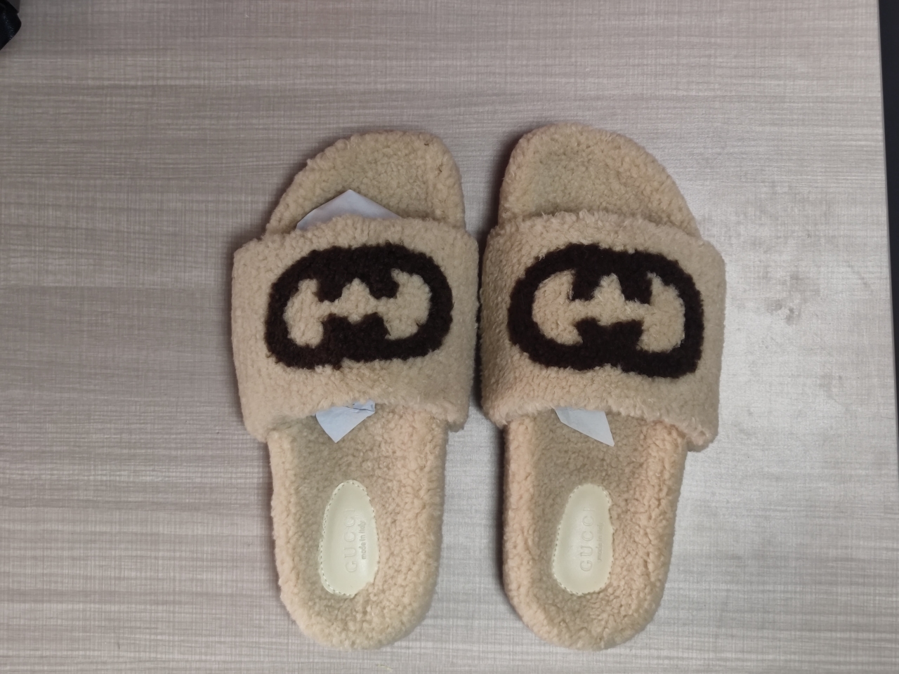 GUCCI Fleece Slippers