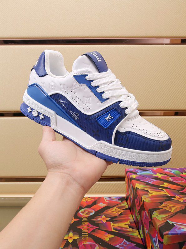 Louis Vuitton Trainer Sneaker Blue