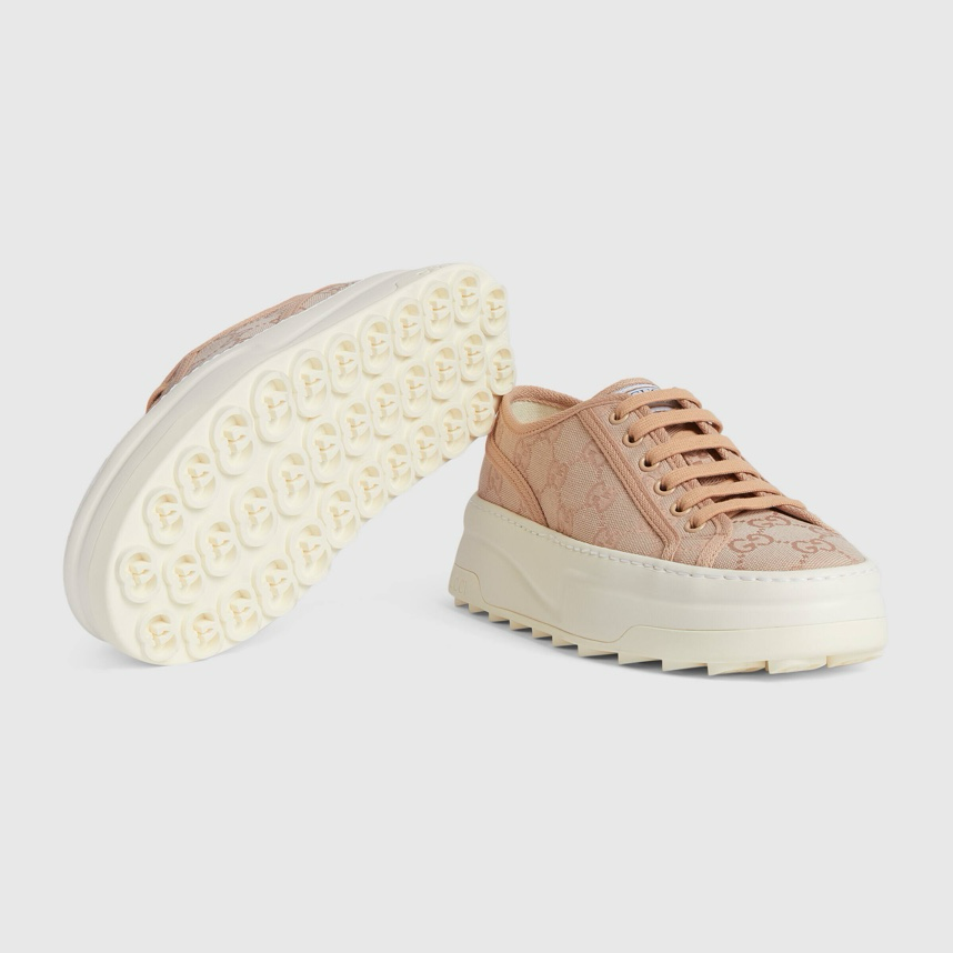 Gucci GG Chunky Sole Sneakers Pink