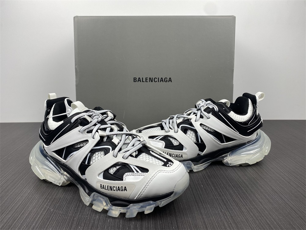 Balenciaga Wmns Track Sneaker 'Clear Sole - White Black' | Women's