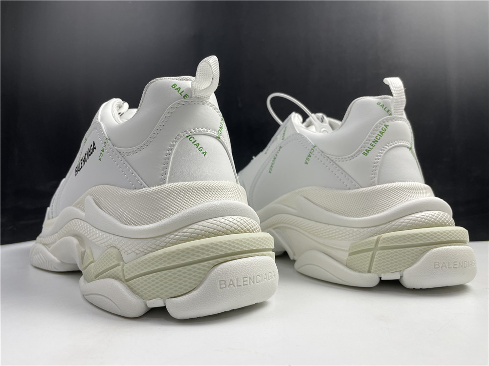 BALENCIAGA: Triple S sneakers with all over logo - White | Balenciaga sneakers 524039 W2FA1