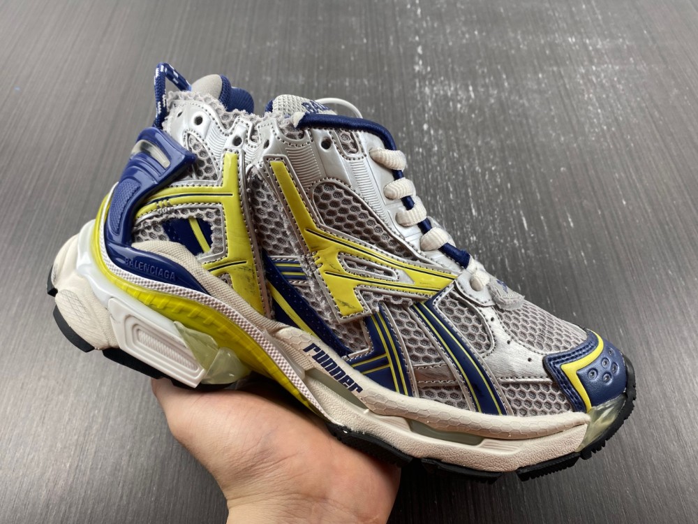 Balenciaga Runner Bai Huang Lan Fake Shoe Website-Crew Kicks