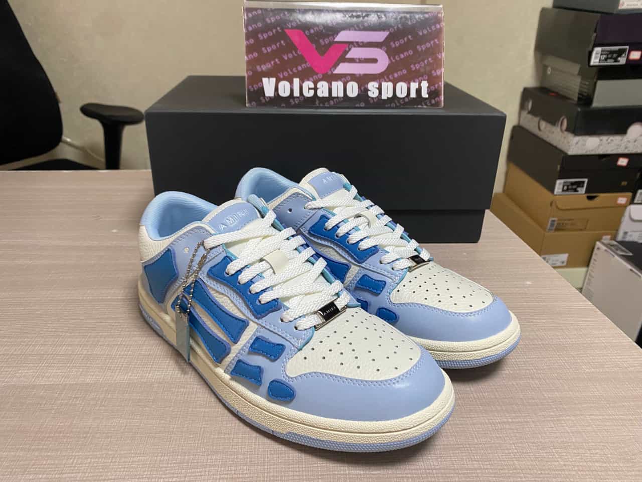 Amiri Skel Top Low Blue