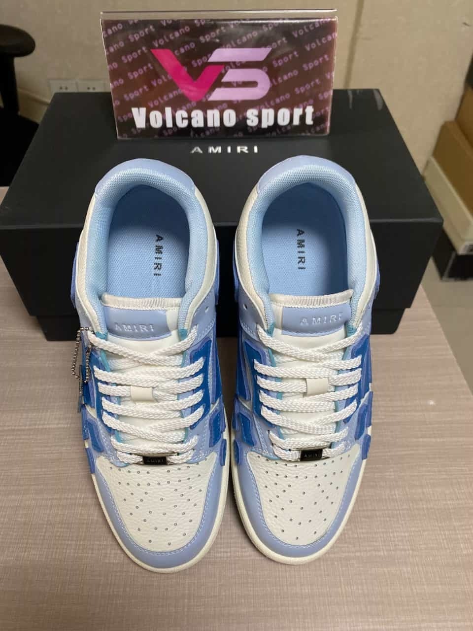 Amiri Skel Top Low Blue