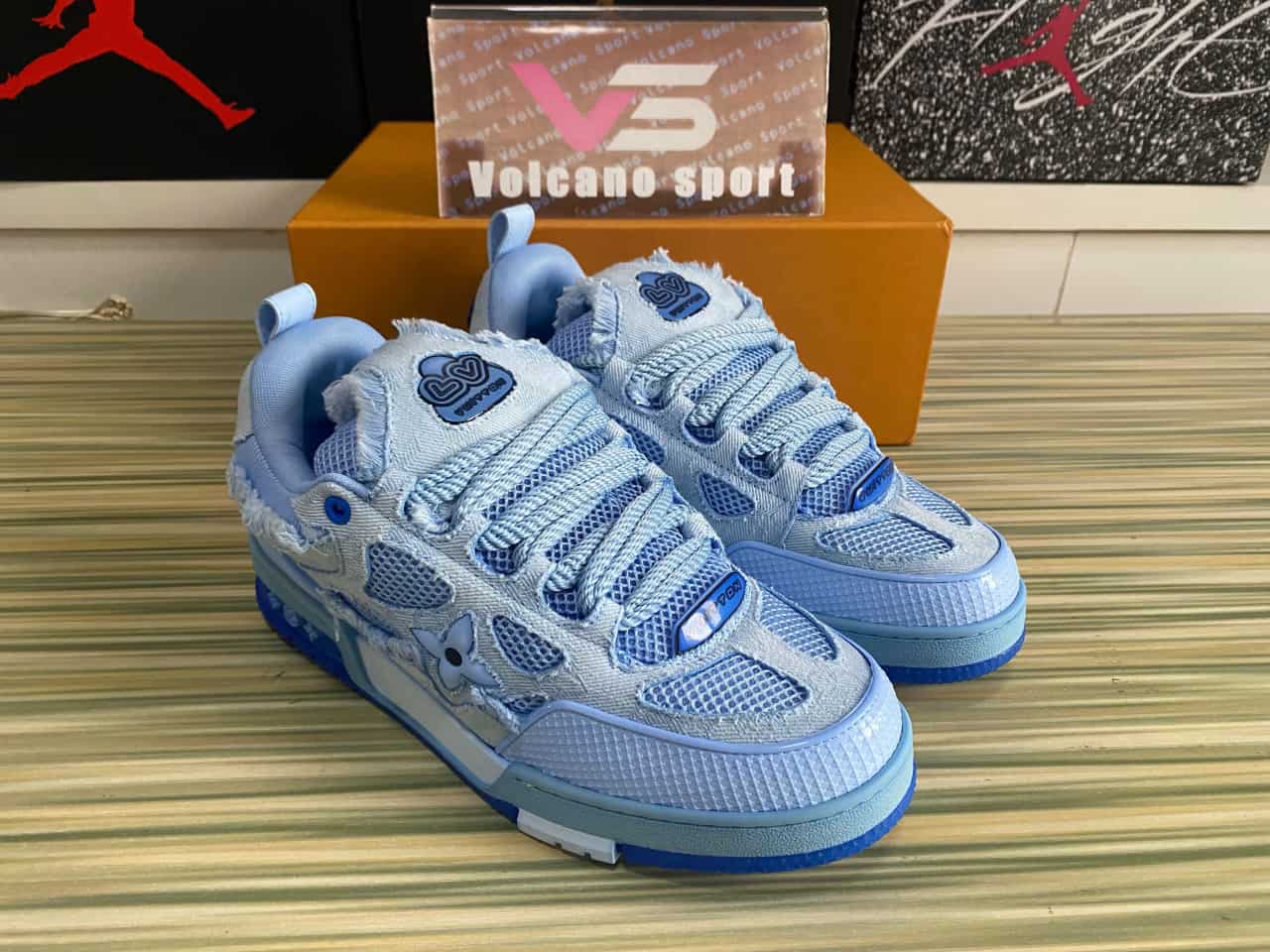 LV Skate Sneaker Sky Blue