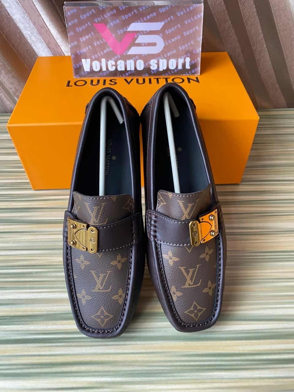 LV Brown Leather Shoes