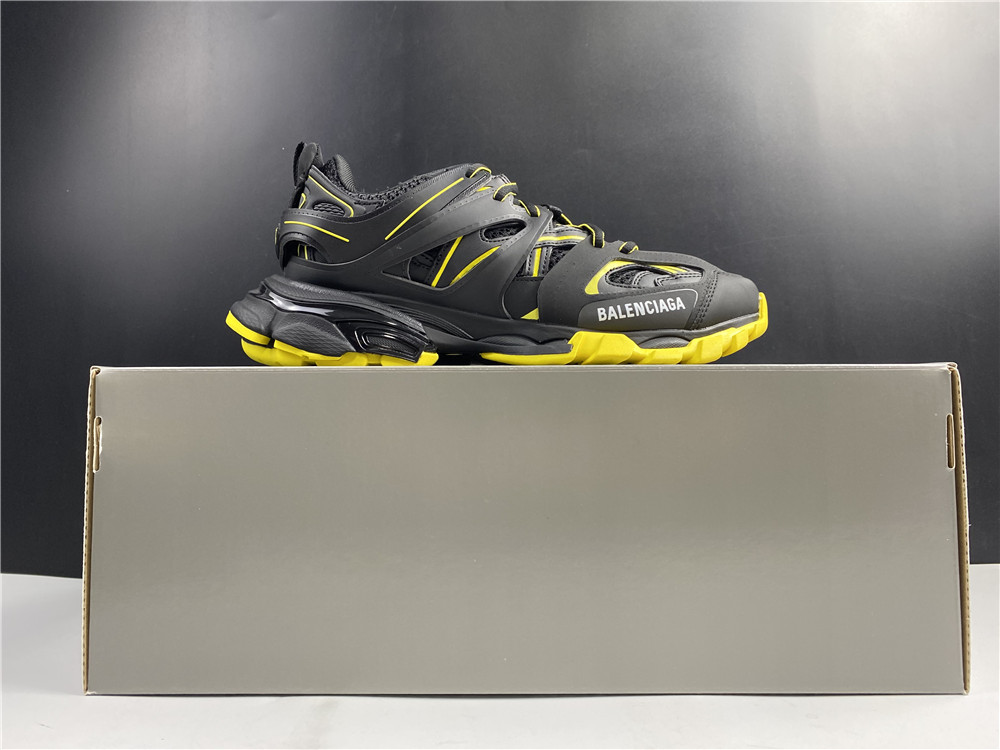 Balenciaga Track Sneaker Black Neon Yellow