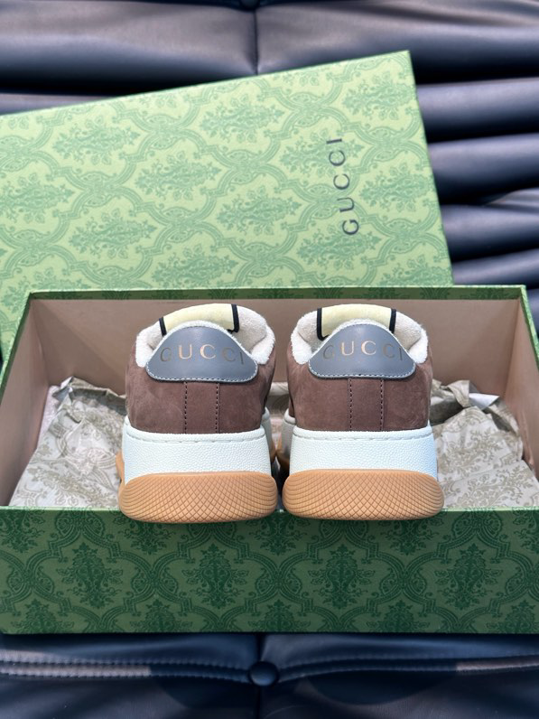 Gucci Screener GG Sneakers Brown