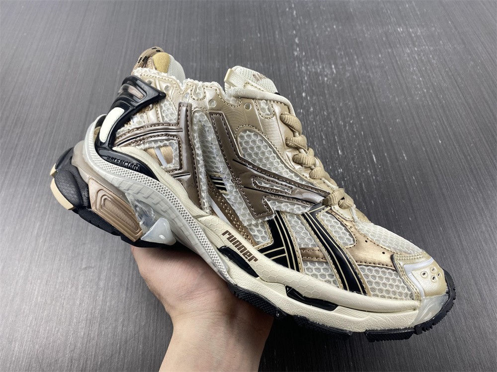 Balenciaga Runner Shoes in Beige, Men's