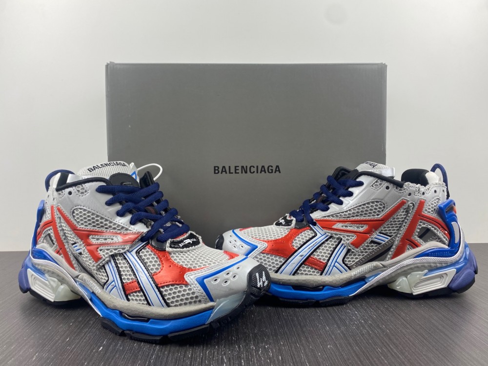 Balenciaga Runner Sneaker 'Grey Red Blue'