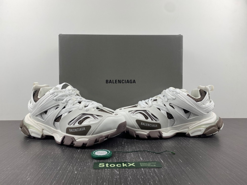 (Women) Balenciaga Track 1.0 Sneakers 'White Brown'