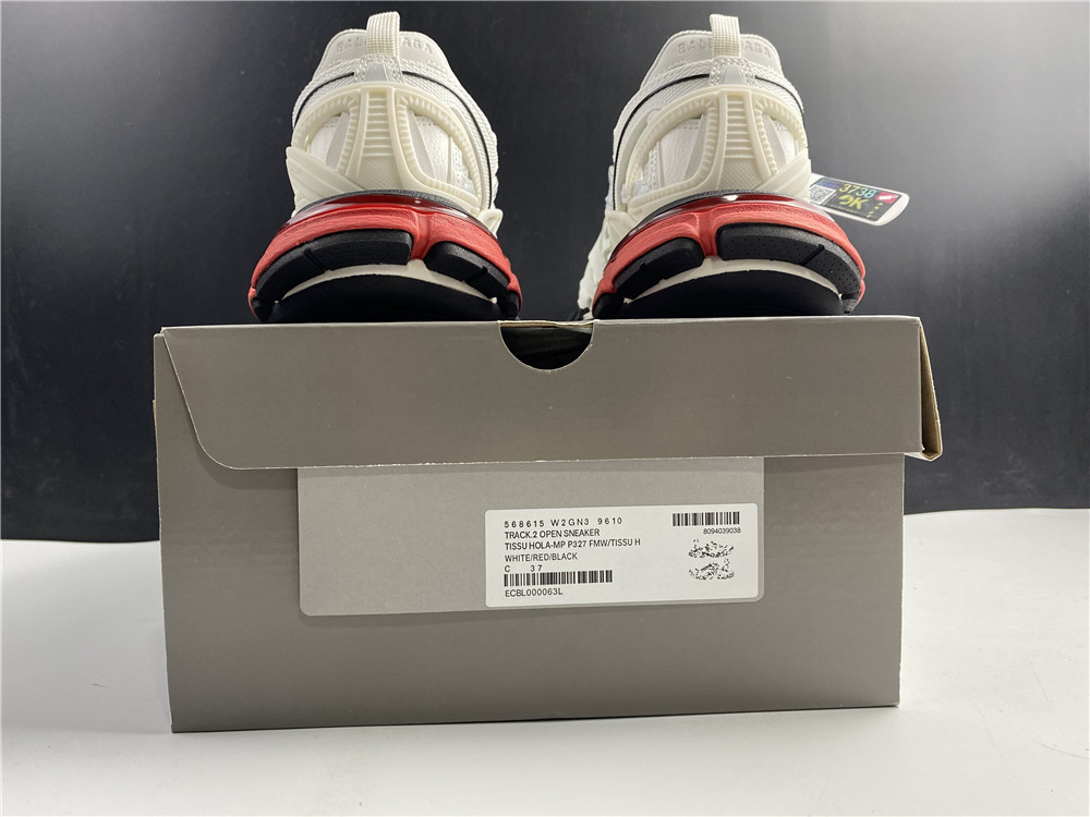 Balenciaga Track.2 Trainer 'White Red' 568614W2GN39610