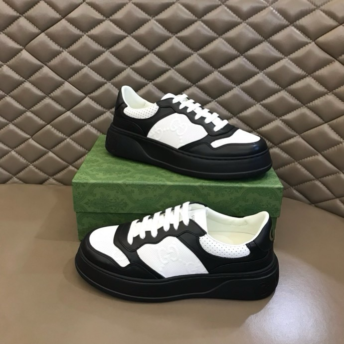 Gucci GG embossed sneakers Black White