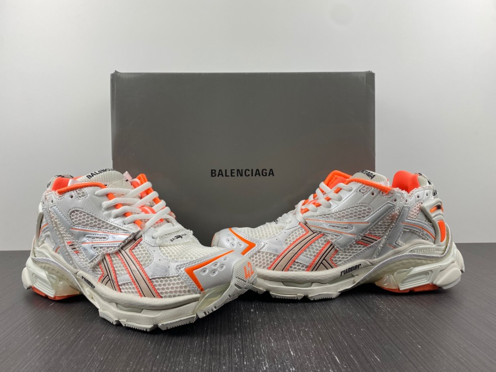Balenciaga Track 2 Logo-Detailed Metallic Mesh And Rubber Sneakers White
