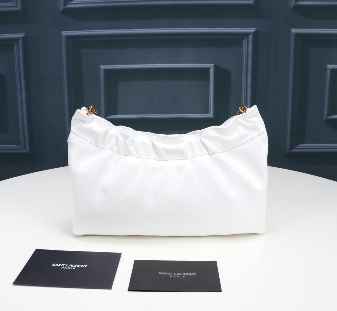 YSL Mini leather shoulder bag 681632 (2) 24x14x4cm