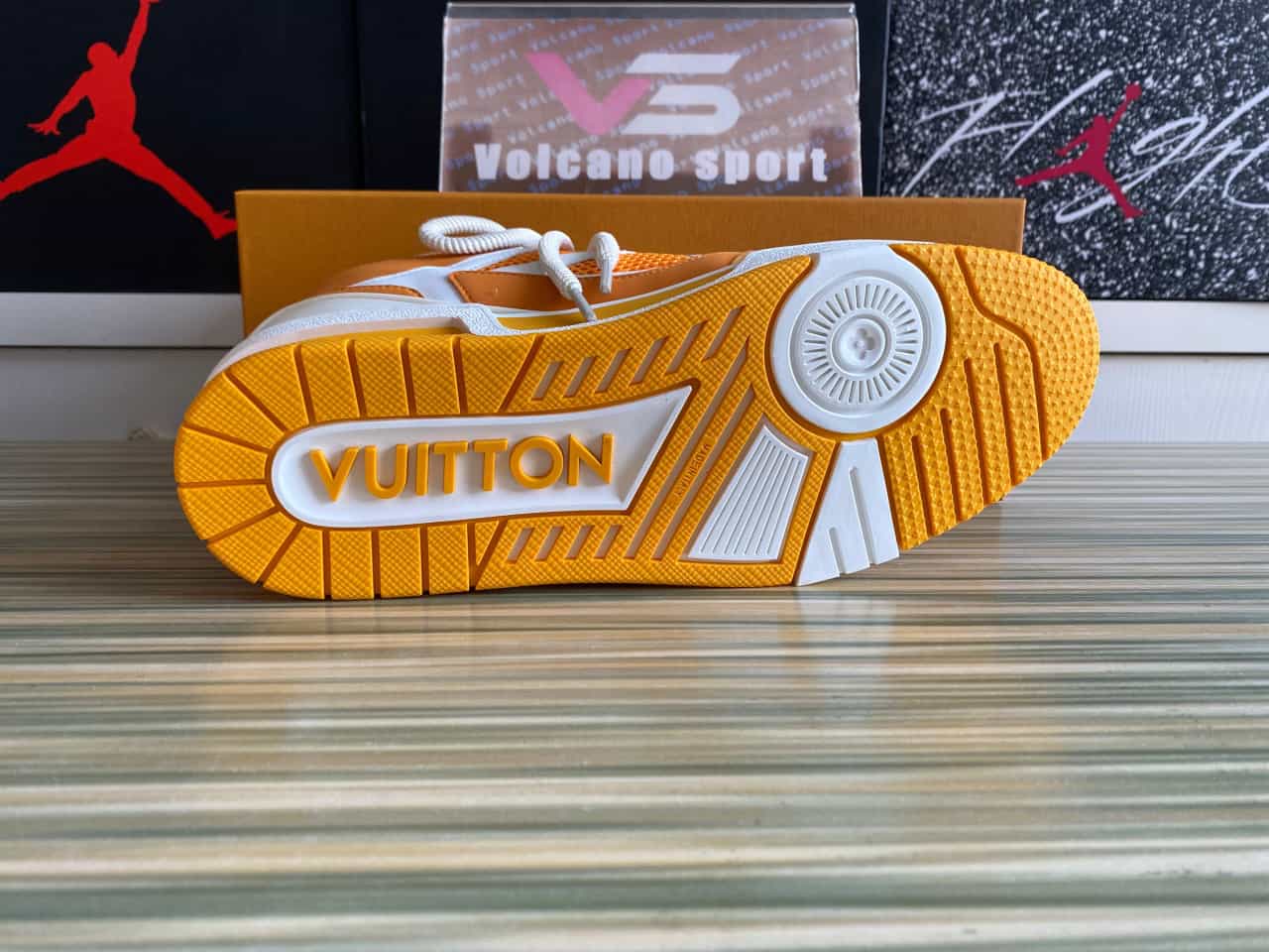 LV Skate Sneaker Yellow White