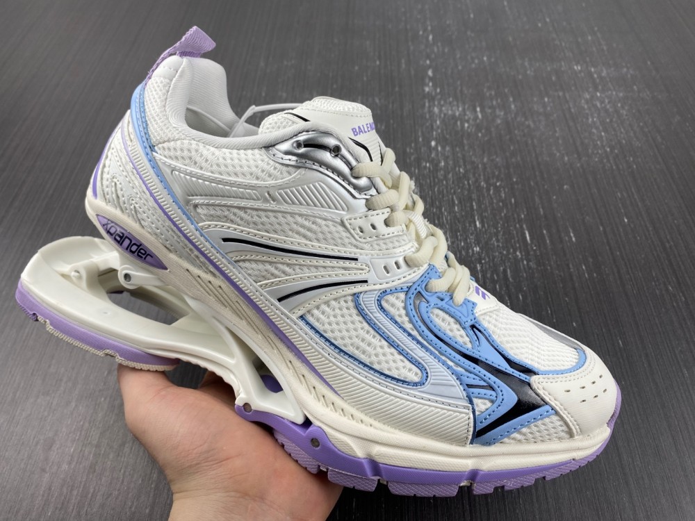 Balenciaga X‑Pander 'Distressed White Blue Purple'
