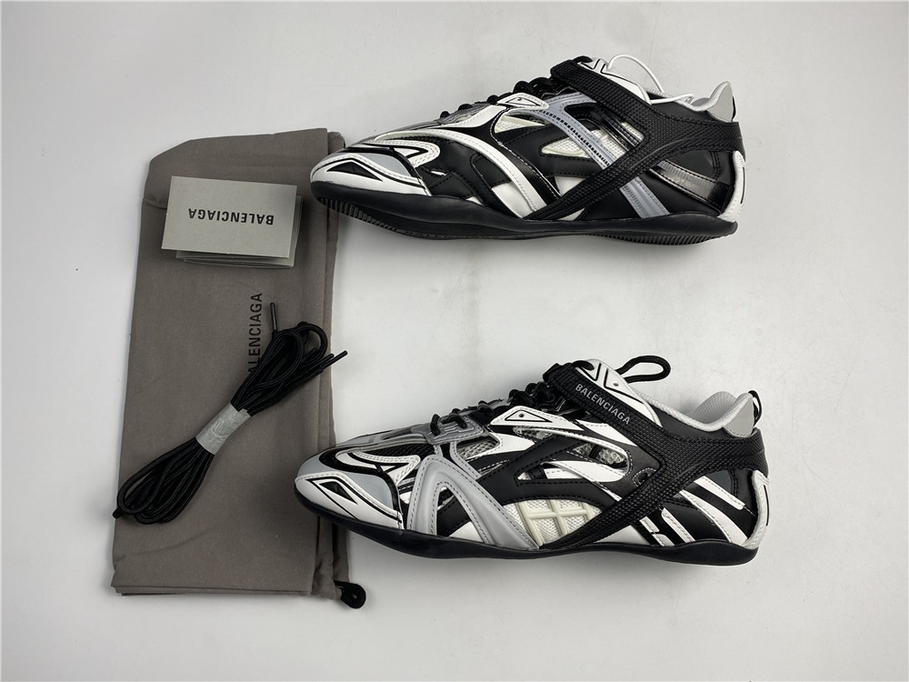 BALENCIAGA Women's Colorblock Drive Cutout Sneakers Shoes Grey Black