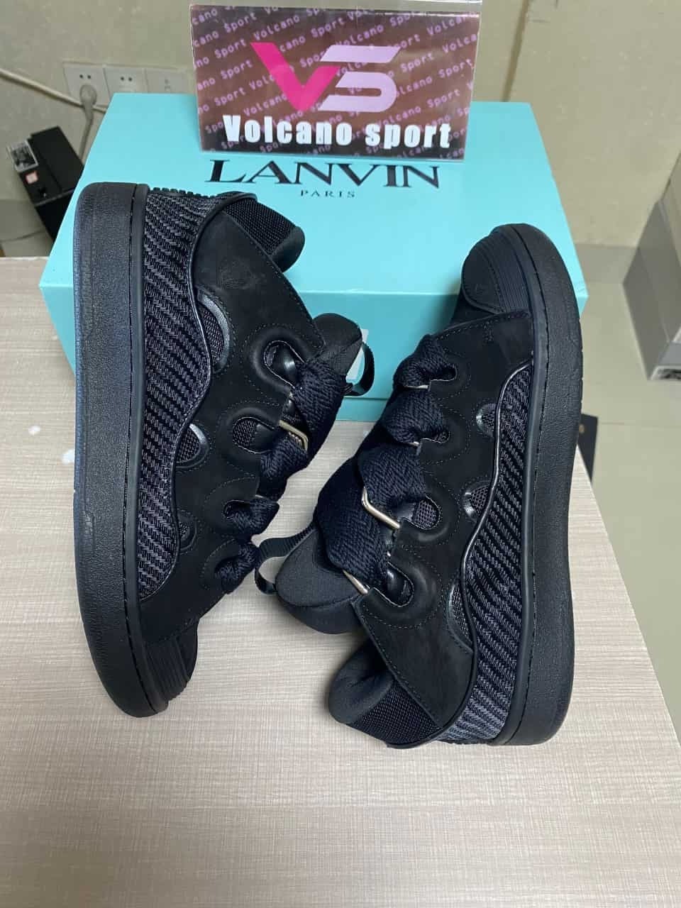 Lanvin Curb Sneaker Black