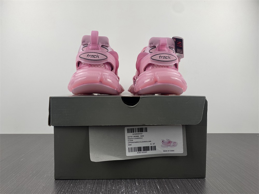 Balenciaga Wmns Track Sneaker 'Clear Sole - Pink'