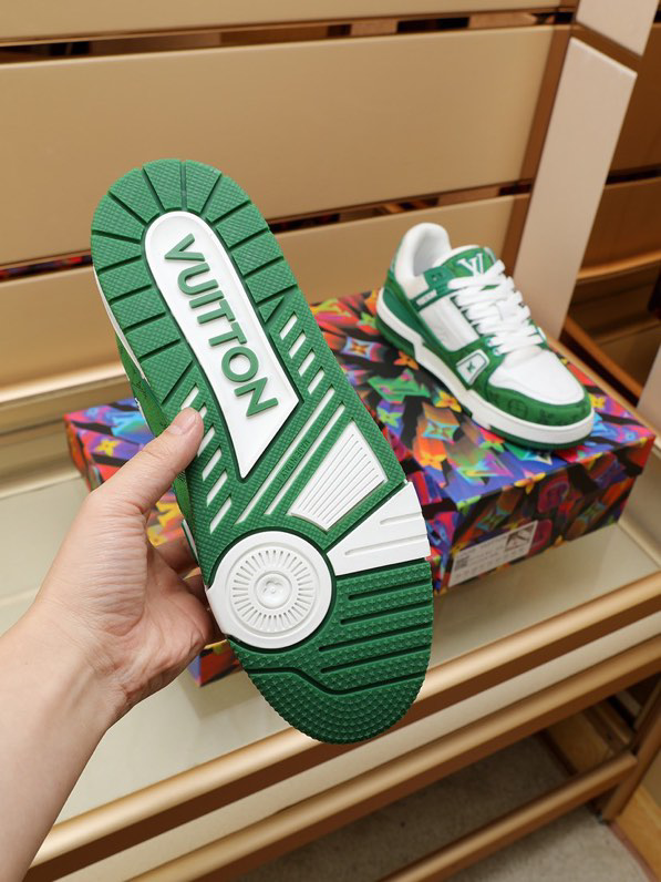 Louis Vuitton LV Trainer Green
