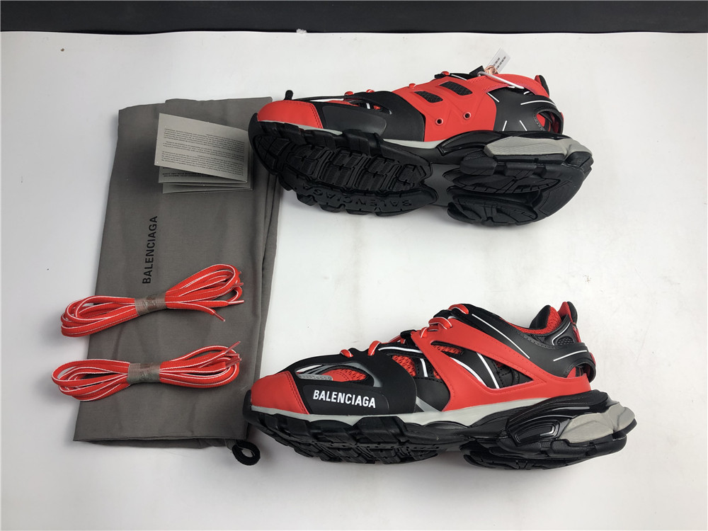 Balenciaga Track Sneaker 'Red Black' - Balenciaga - 542023 W3AD1 6192 - red/grey/black/white